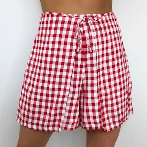 Vintage Express Gingham Skort